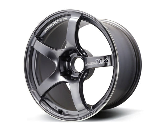 Advan TC-4 Wheel 18x9.5 5x114.3 12mm Racing Gunmetallic & Ring- Set