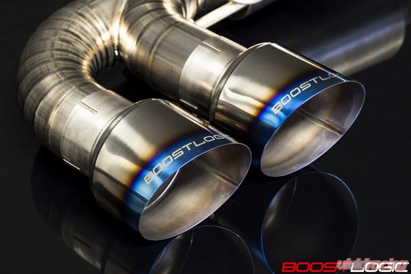 Boost Logic 4 Inch Exhaust System F16 Tips Nissan GT-R R35 2009-2021