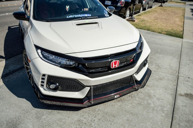 APR Performance Carbon Fiber Wind Splitter w/ Rods - Honda Civic Type R 2017+
