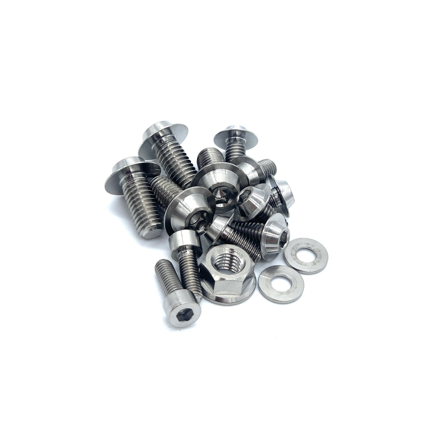 JDC Titanium Full Engine Bay Hardware Replacement Kit (Evo X)