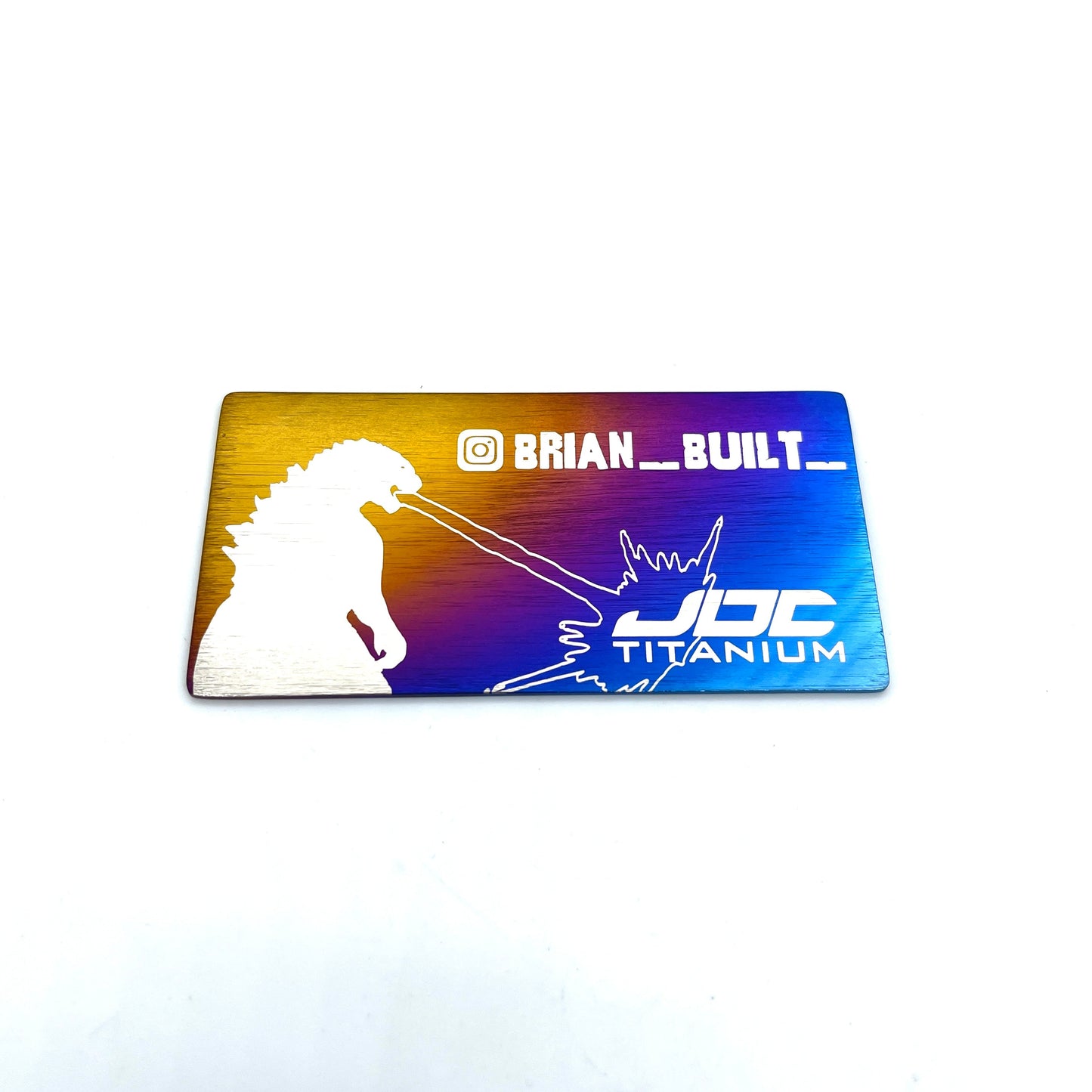 JDC Titanium Badge | 90mm x 45mm (Universal)