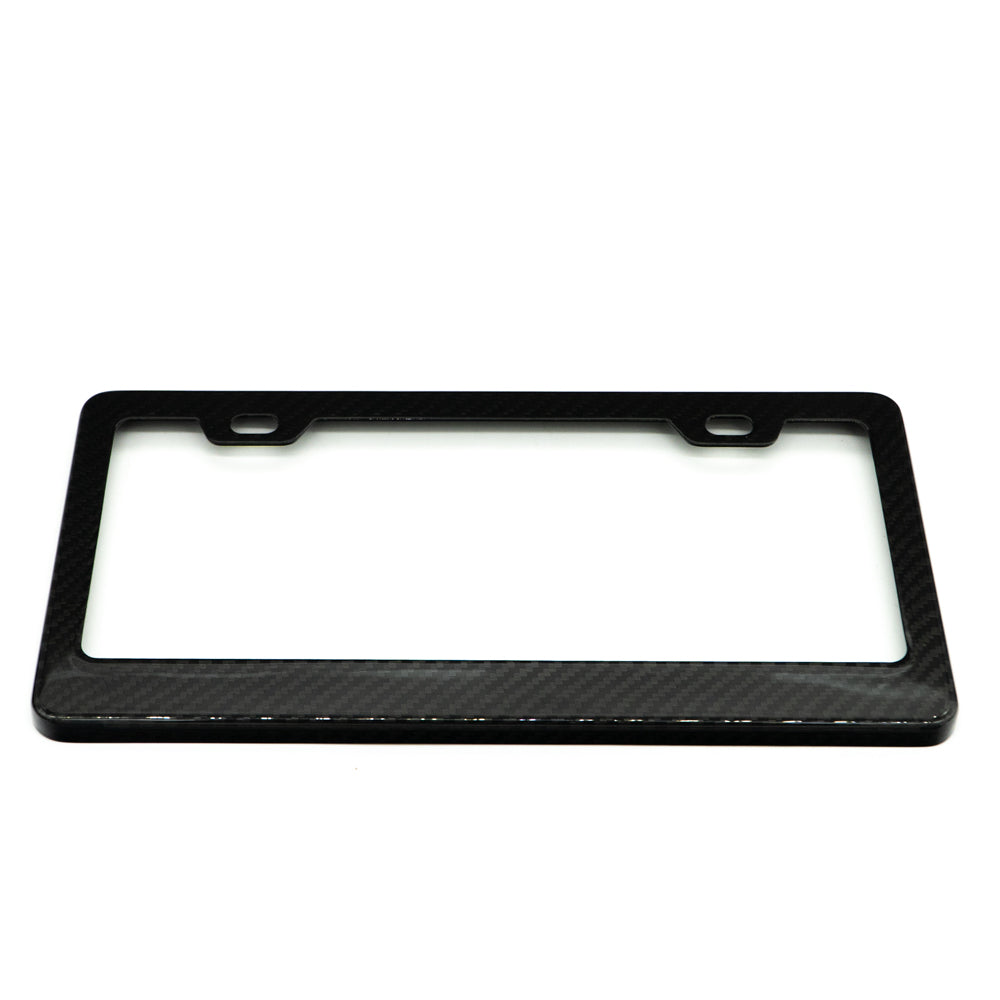 JDC Dry Carbon Fiber License Plate Frames (Gloss, Matte, & Forged)