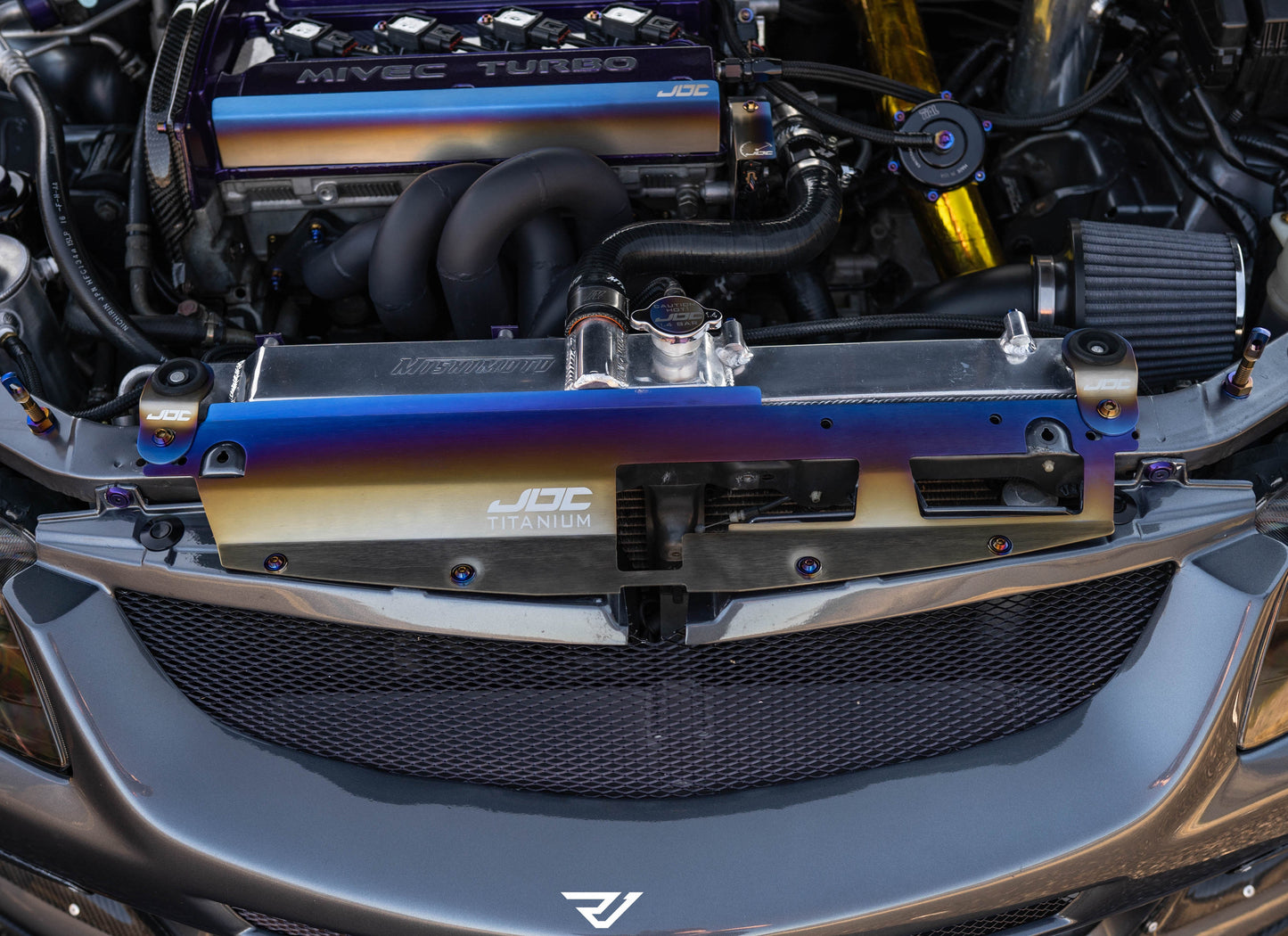 JDC Titanium Radiator Cooling Shroud (Evo 8/9)