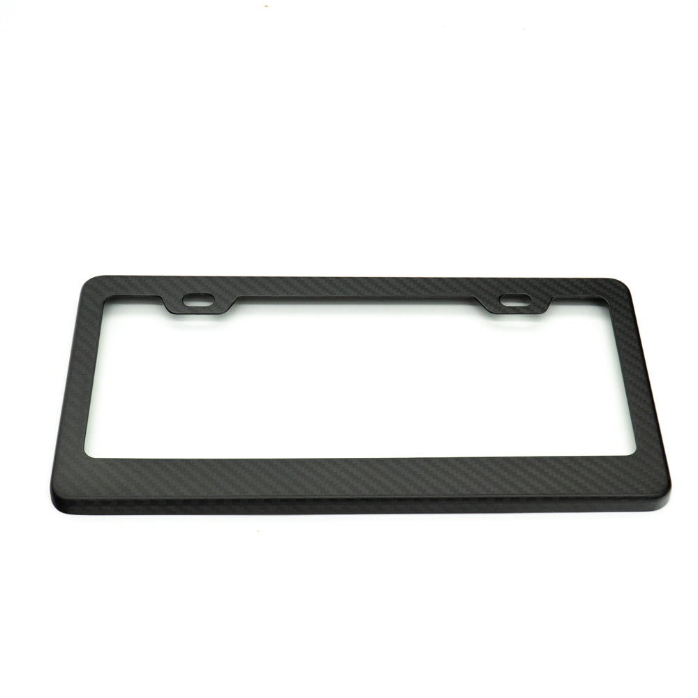 JDC Dry Carbon Fiber License Plate Frames (Gloss, Matte, & Forged)
