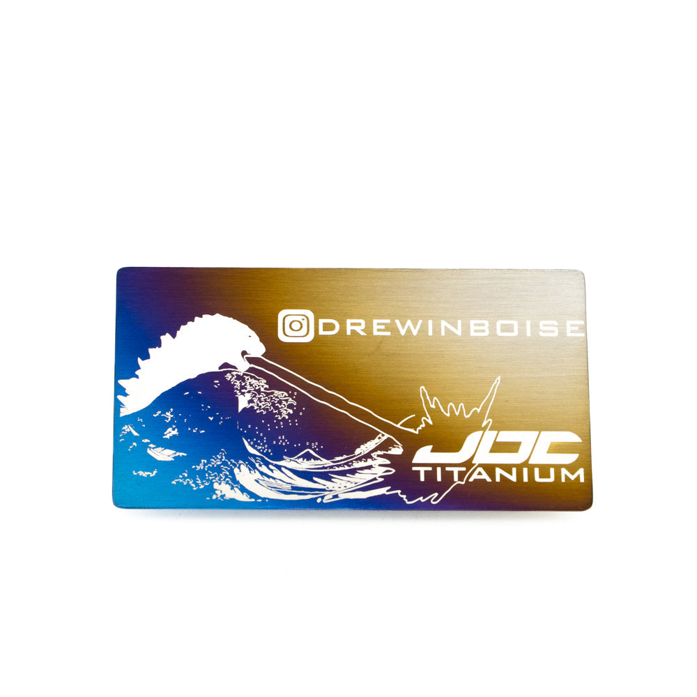 JDC Titanium Badge | 88.75mm x 50.75mm (Universal)
