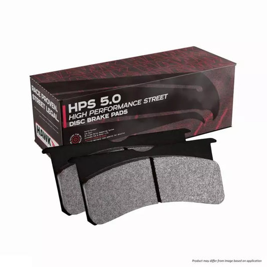 Hawk HPS 5.0 Rear Brake Pads - Subaru STI 2004-2017 / Mitsubishi Evo / OEM Brembo Applications