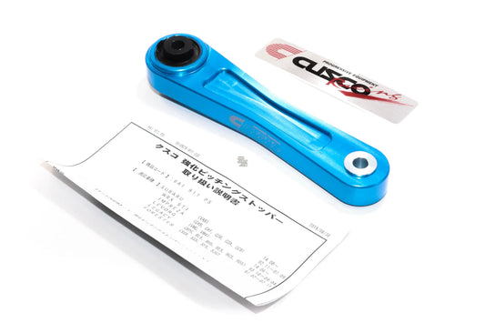 Cusco Pitch Stop Mount Blue 2002-2022 WRX / STI / LGT / FXT