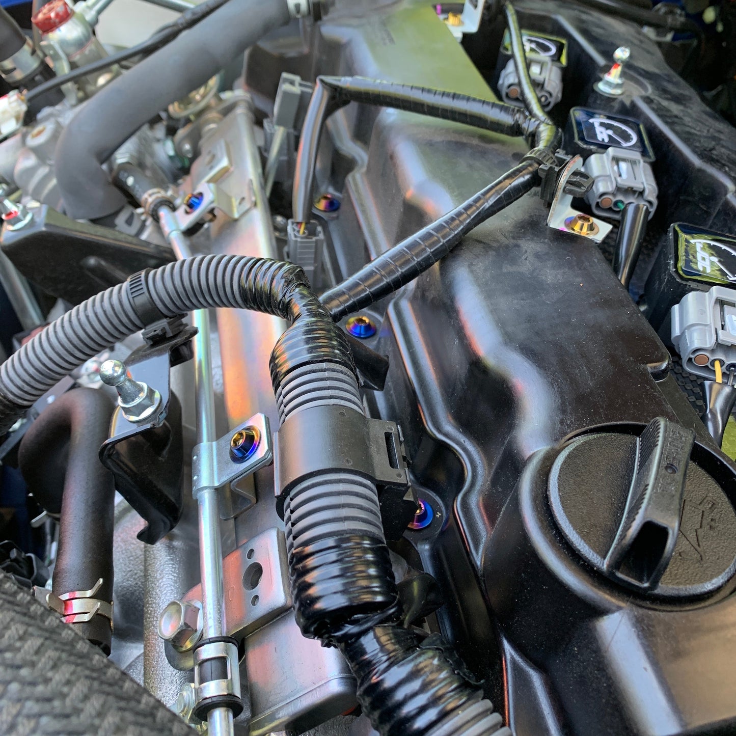 JDC Titanium Full Engine Bay Hardware Replacement Kit (Evo X)