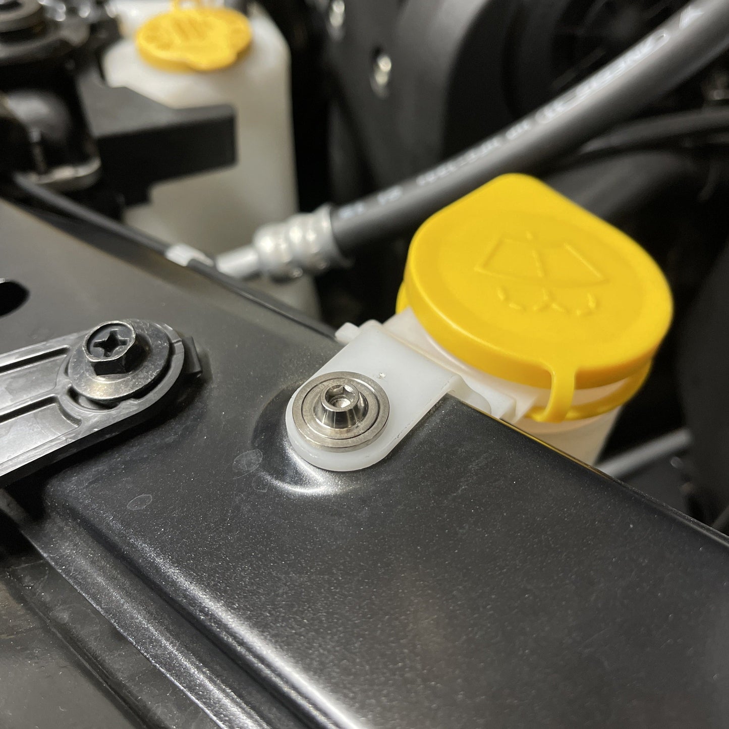 JDC Titanium Washer Fluid Reservoir Hardware Kit (15+ WRX/STi)