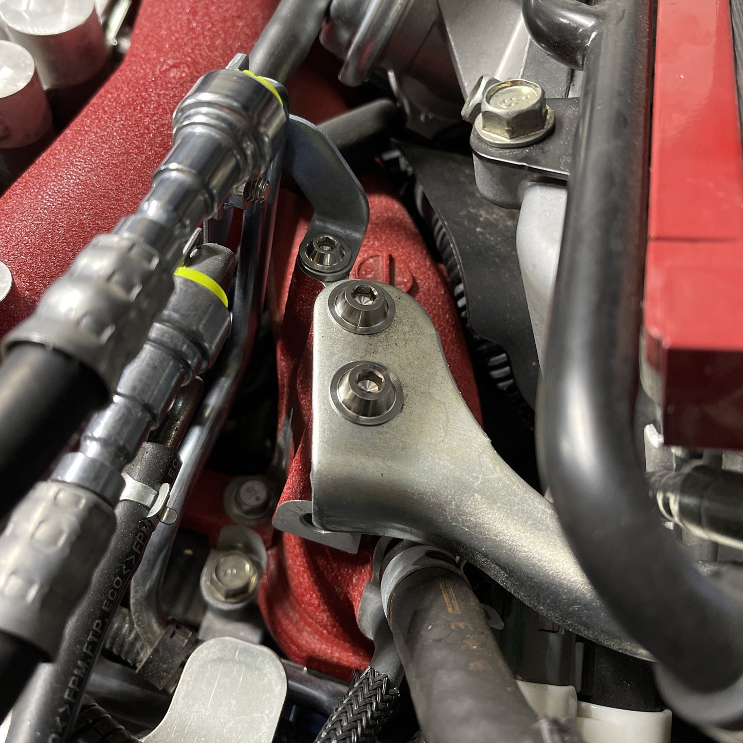 JDC Titanium Fuel Rail Area Hardware Kit (15+ WRX/STi)