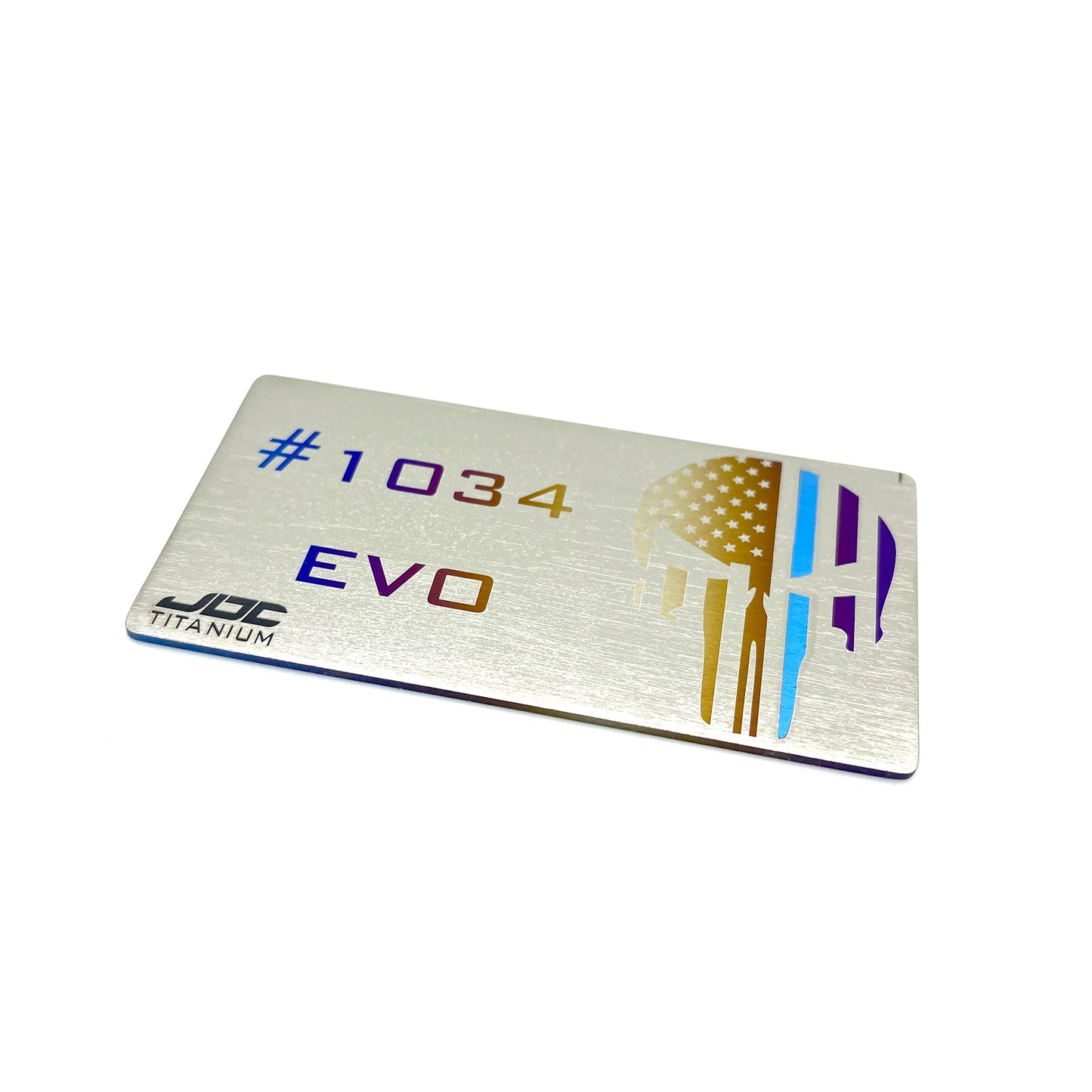 JDC Titanium Badge | 90mm x 45mm (Universal)