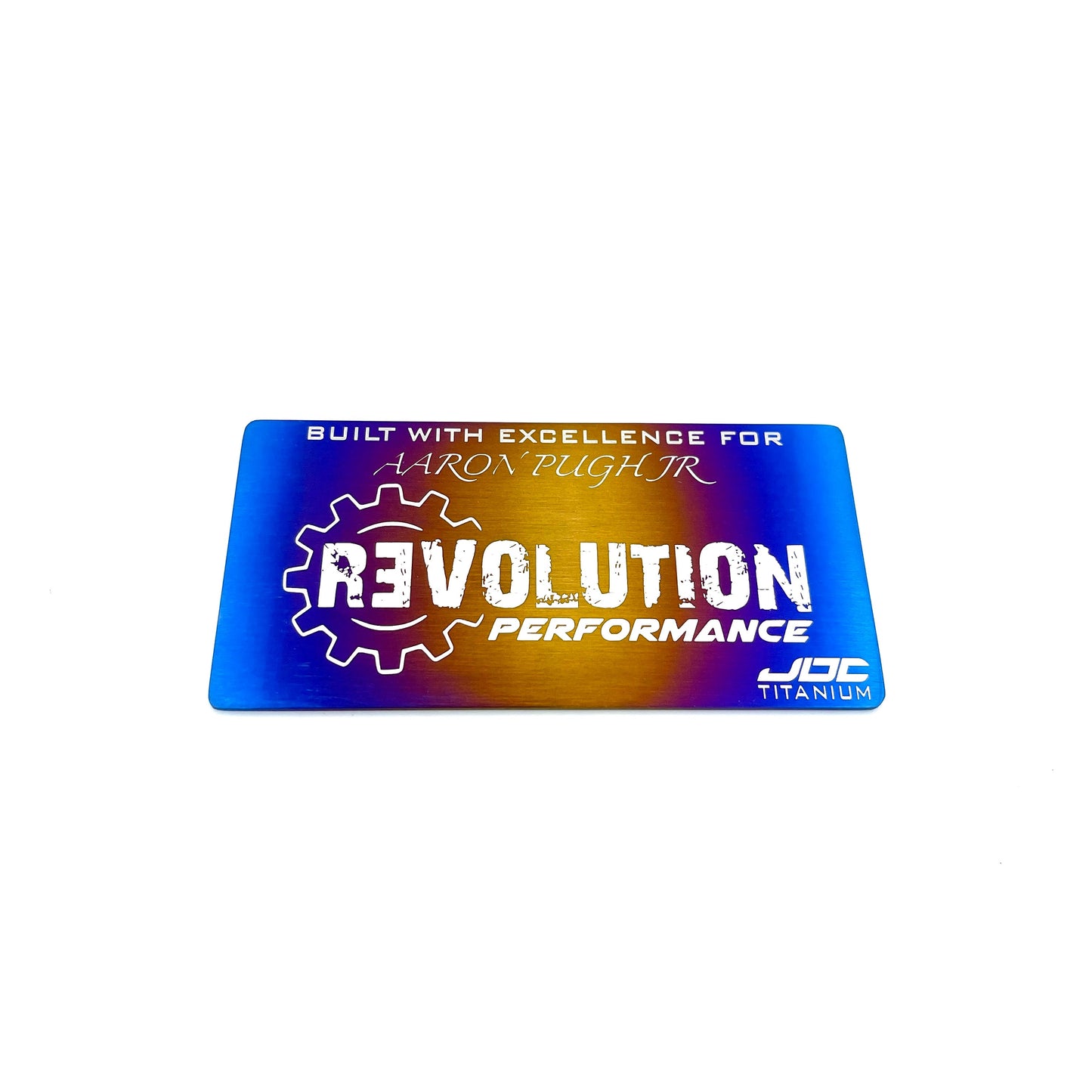 JDC Titanium Badge | 90mm x 45mm (Universal)