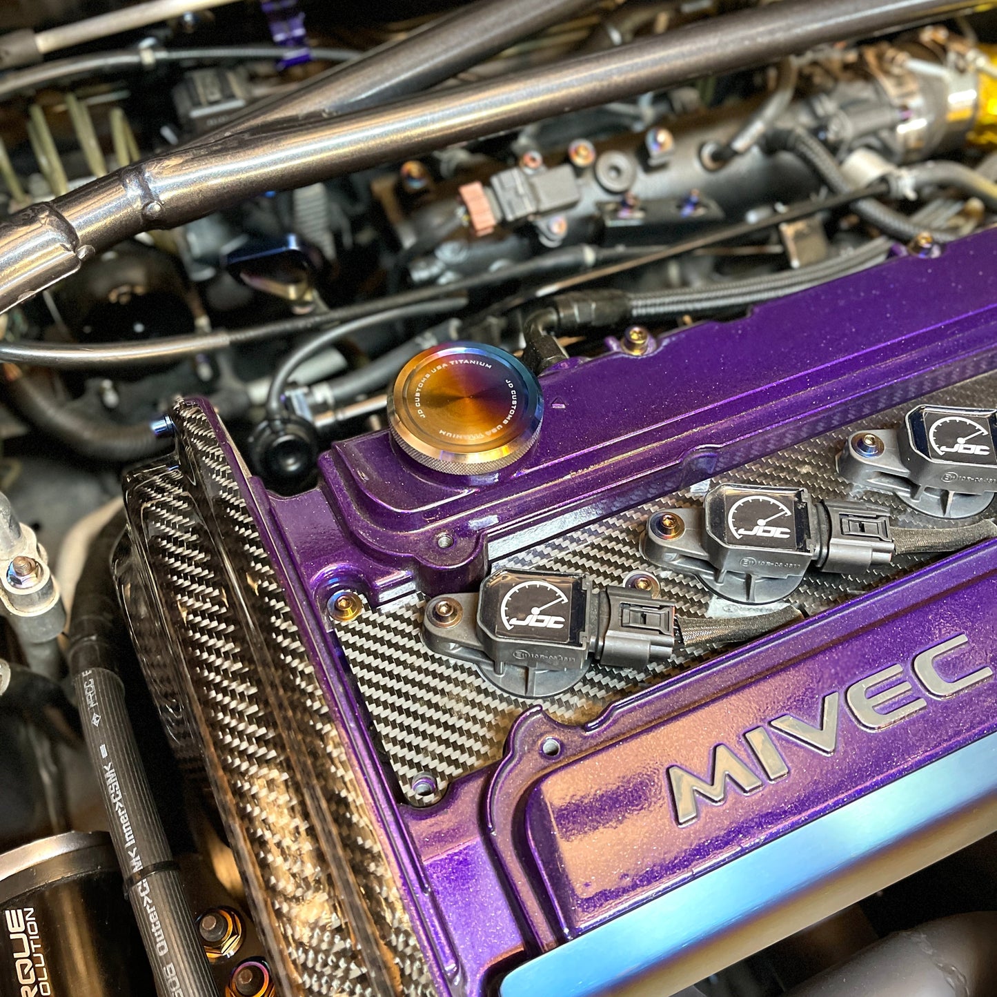 JDC Titanium Master Cap Set (Evo 8/9)