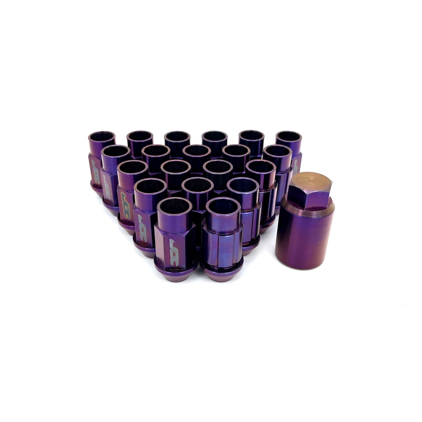 JDC Titanium Open-End Lug Nuts M12x1.5mm (Universal)