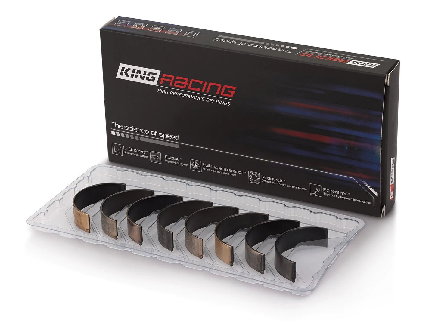 King XPG Series Rod Bearings 52mm Journal | Subaru EJ-Series (CR4125XPG)