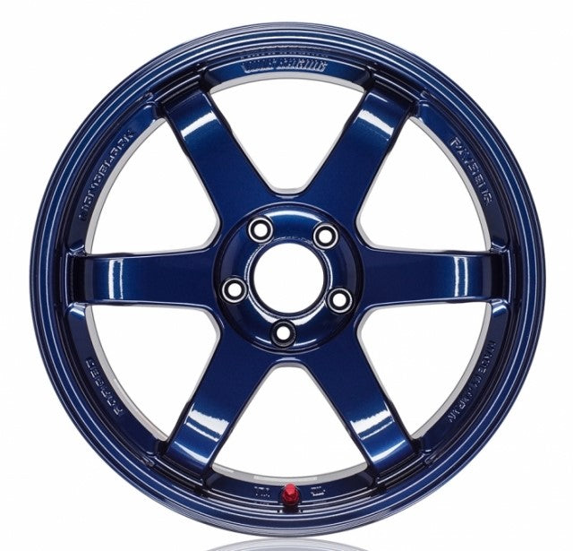 Volk Racing TE37 SL Wheel 18x9.5 5x114.3 22mm Mag Blue- SET