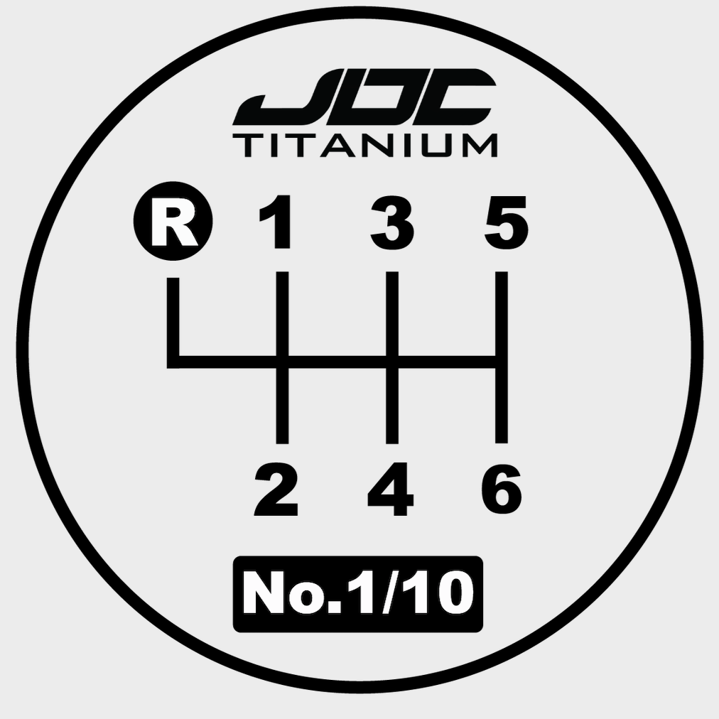 JDC Special Edition Timascus Piston-Type Shift Knob (Universal)