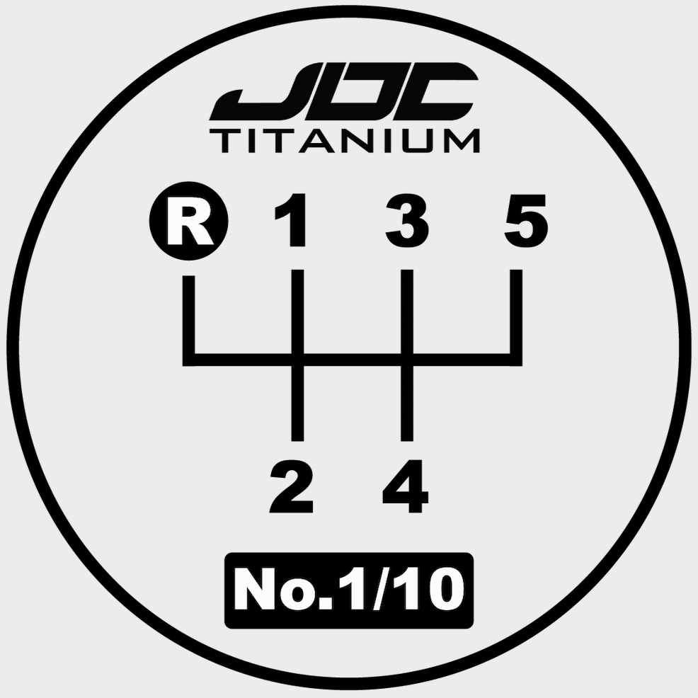 JDC Special Edition Timascus Piston-Type Shift Knob (Universal)