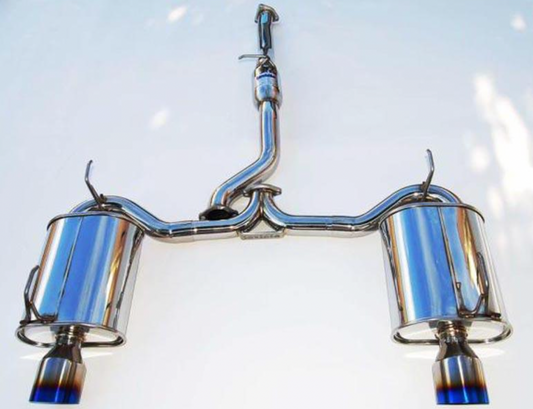 Invidia Q300 Catback Exhaust Single Layer Titanium Tips Honda S2000 2000-2009