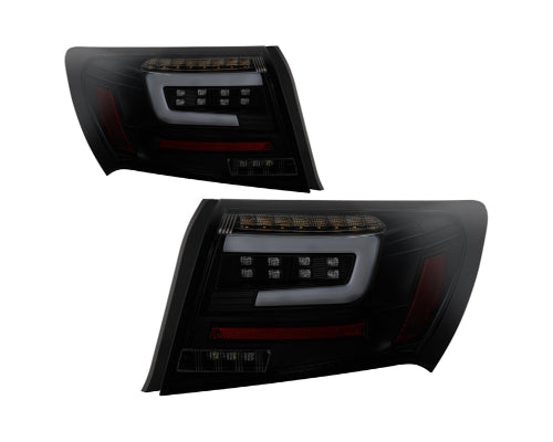 Spyder Auto LED Tail Lights Black Smoke Subaru Impreza | WRX 4DR 2008-2011