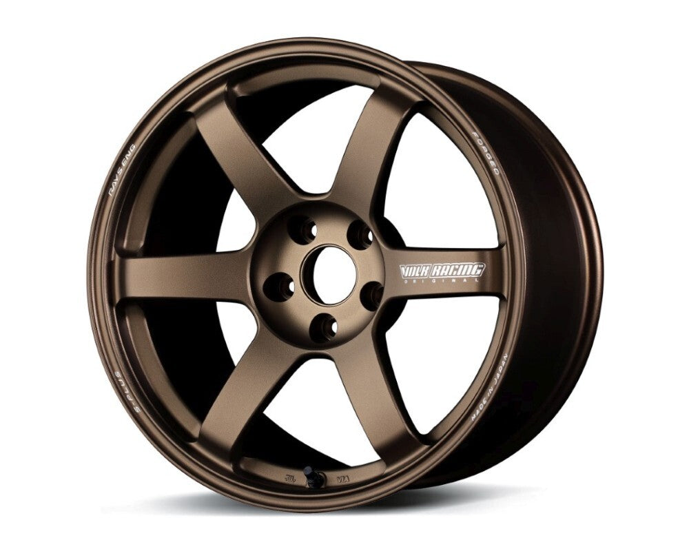 Volk Racing TE37 Saga S-plus Wheel 18x9.5 5x114.3 22mm Bronze Almite- SET