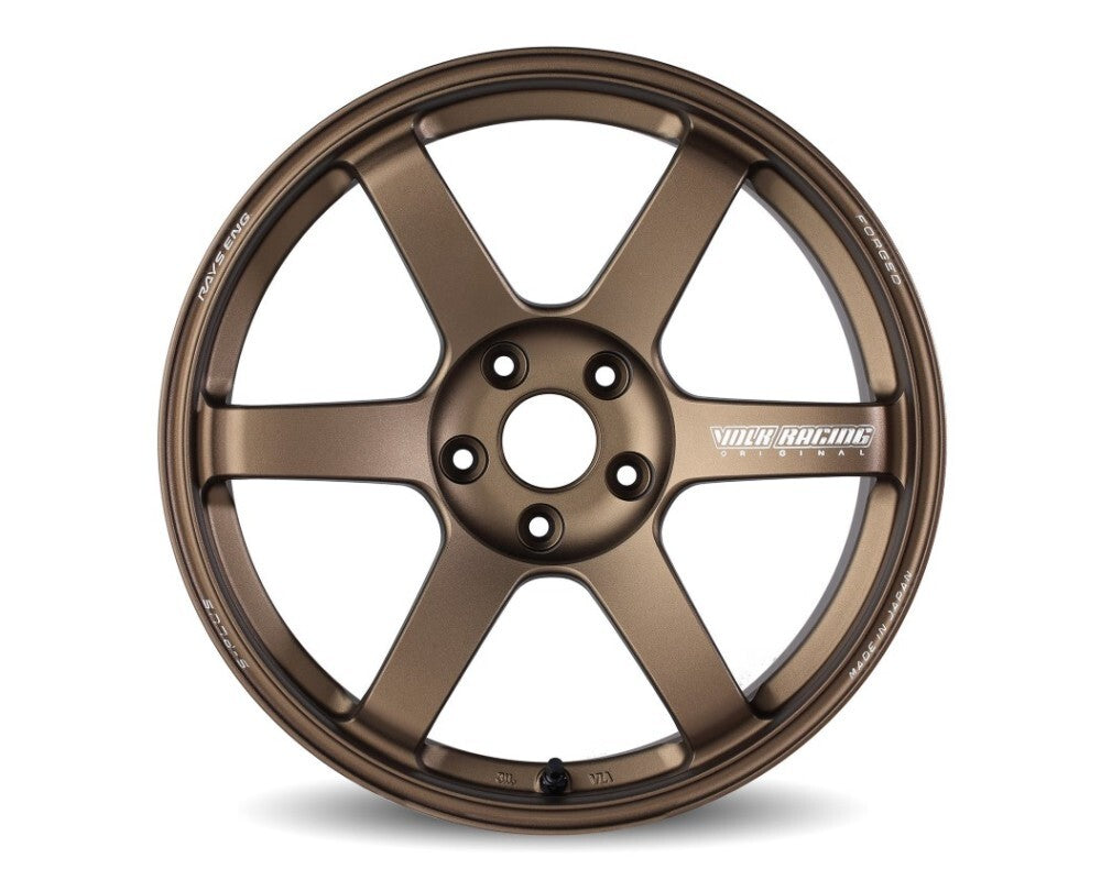 Volk Racing TE37 Saga S-plus Wheel 18x9.5 5x114.3 22mm Bronze Almite- SET