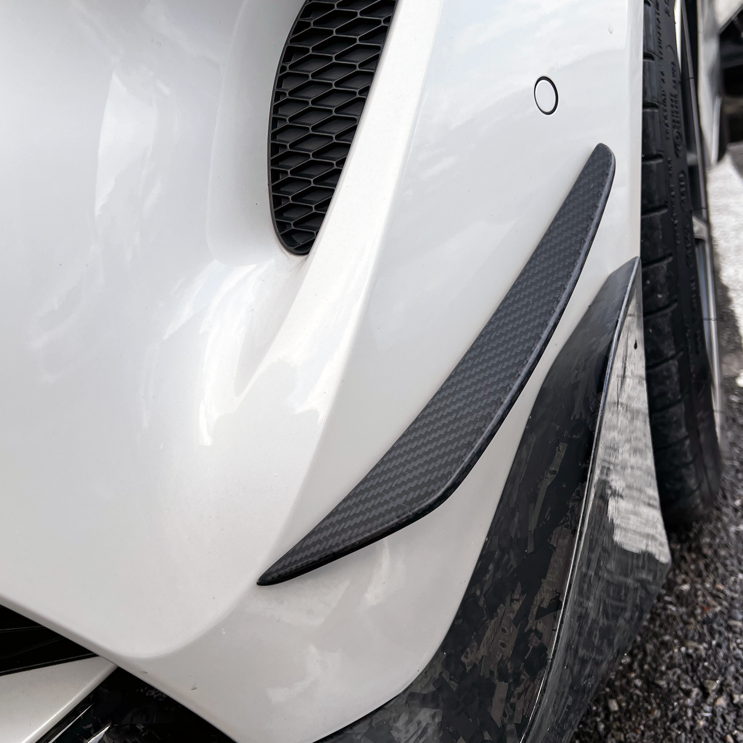 Rexpeed V2 Carbon Fiber Front Canards (MK5)