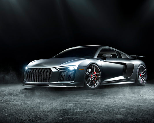 Vorsteiner VRS Aero Front Spoiler Carbon Fiber 2x2 Glossy Audi R8 2017-2020