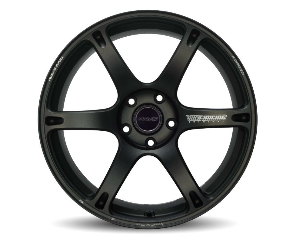 Volk Racing TE037 6061 Wheel 18x9.5 5x114.3 22mm Matte Gunblack- set