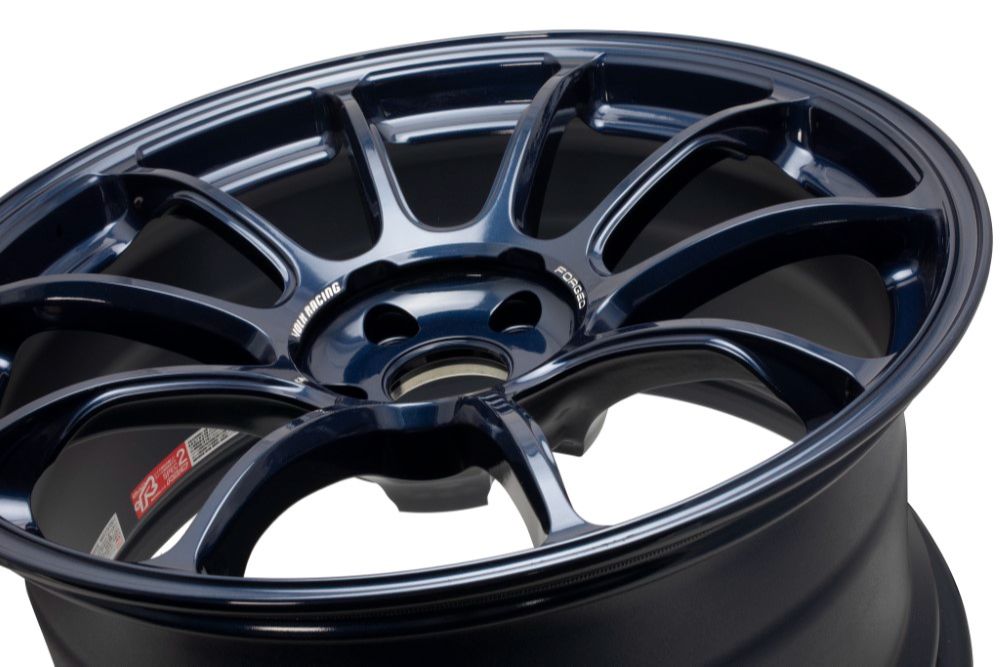 Volk Racing ZE40 Wheel 18x10.5 5x114.3 24mm Mag Blue- SET