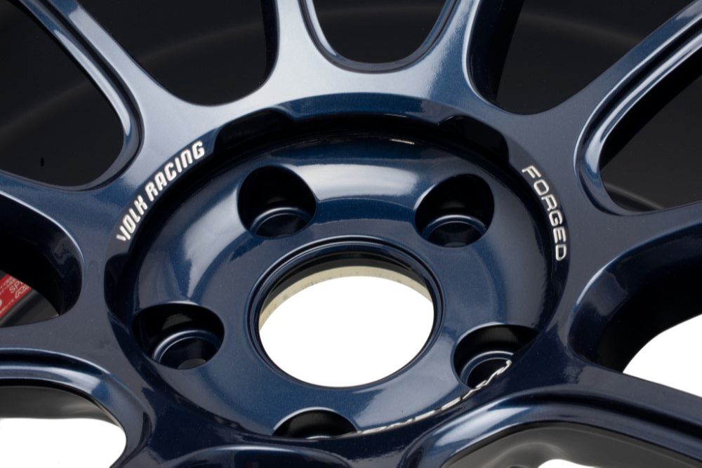 Volk Racing ZE40 Wheel 18x10.5 5x114.3 24mm Mag Blue- SET