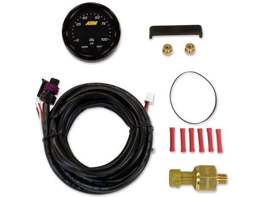 AEM Gauges X-Series Fuel/Oil Pressure Gauge