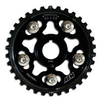 AEM TRU-TIME Adjustable Cam Gear | 1999-2000 Honda Civic Si, 1990-2001 Acura Integra, and 1990-1996 Honda Prelude