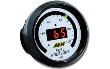 AEM Digital Oil/Fuel Pressure Gauges 0-100 PSI
