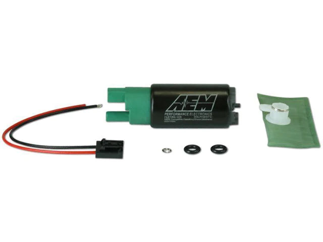 AEM E85 High Flow In-Tank Fuel Pump - 340LPH (65mm, Offset Inlet)