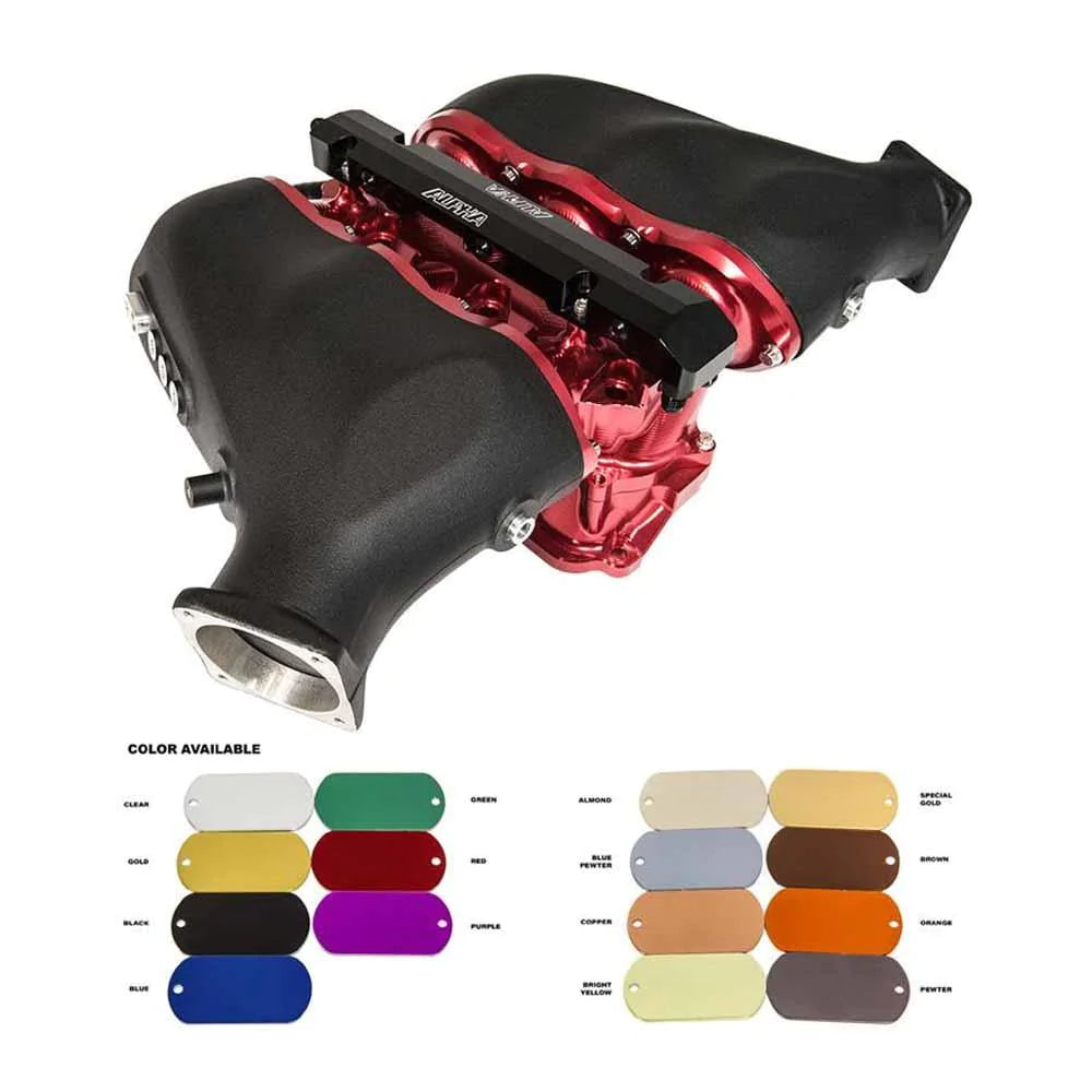 ALPHA Performance Carbon Fiber/Billet Intake Manifold with Secondary Fuel Rail | 2009-2020 Nissan GT-R
