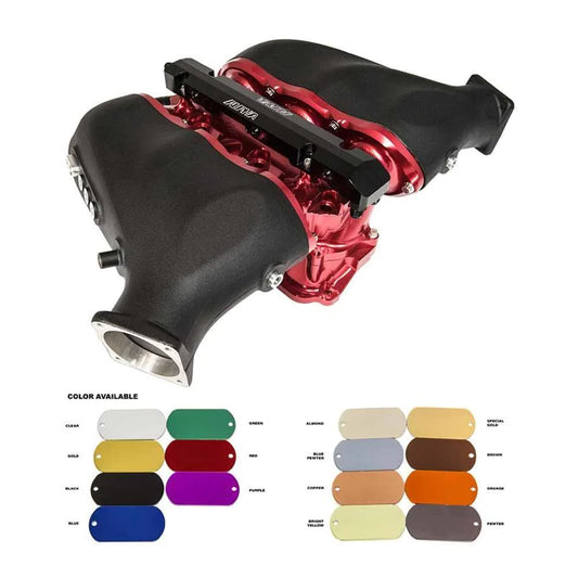 ALPHA Performance Carbon Fiber/Billet Intake Manifold with Secondary Fuel Rail | 2009-2020 Nissan GT-R