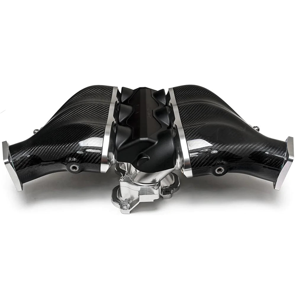 ALPHA Performance Carbon Fiber/Billet Intake Manifold Standard Fuel Rail | 2009-2020 Nissan GT-R
