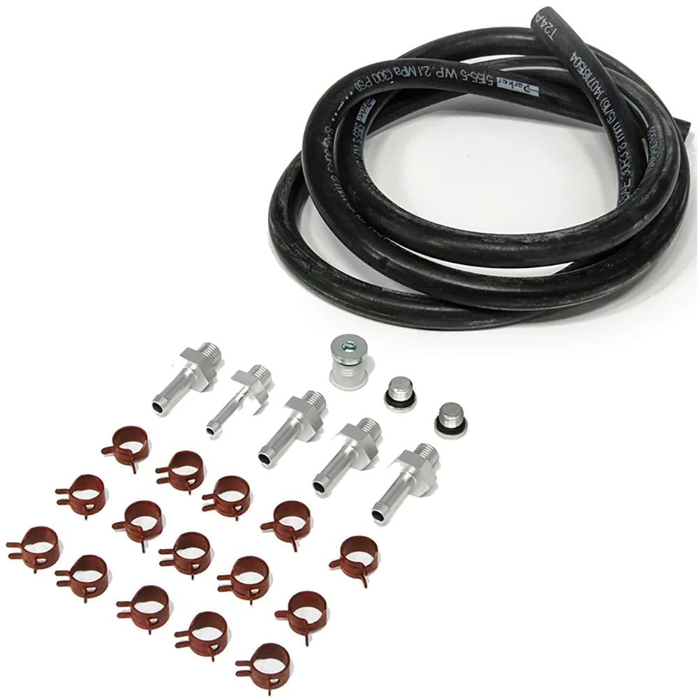 ALPHA Performance Carbon Fiber/Billet Intake Manifold Standard Fuel Rail | 2009-2020 Nissan GT-R