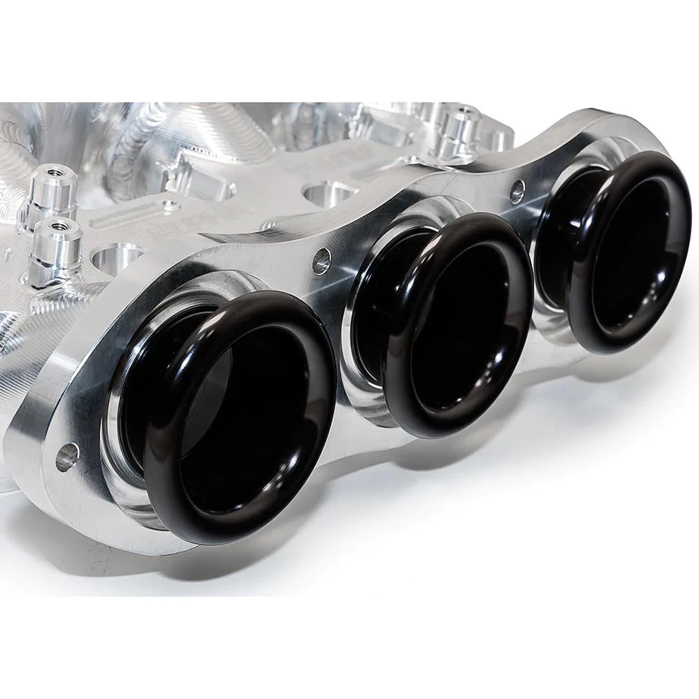 ALPHA Performance Carbon Fiber/Billet Intake Manifold Standard Fuel Rail | 2009-2020 Nissan GT-R