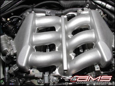 AMS Performance Alpha Fuel Rail Kit with Regulator Black Nissan GT-R R35 2009-2021