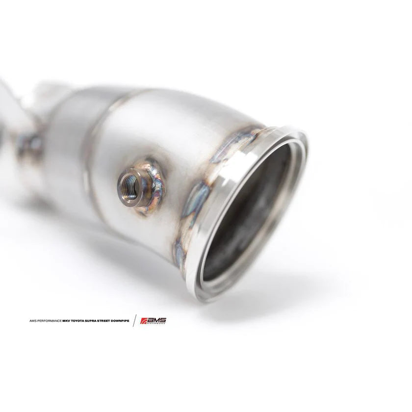 AMS Downpipe w/ Ultra High-Flow GESI Cat | 2020-2021 Toyota Supra A90 3.0L