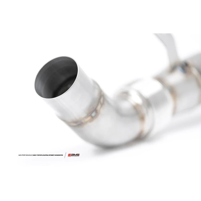 AMS Downpipe w/ Ultra High-Flow GESI Cat | 2020-2021 Toyota Supra A90 3.0L