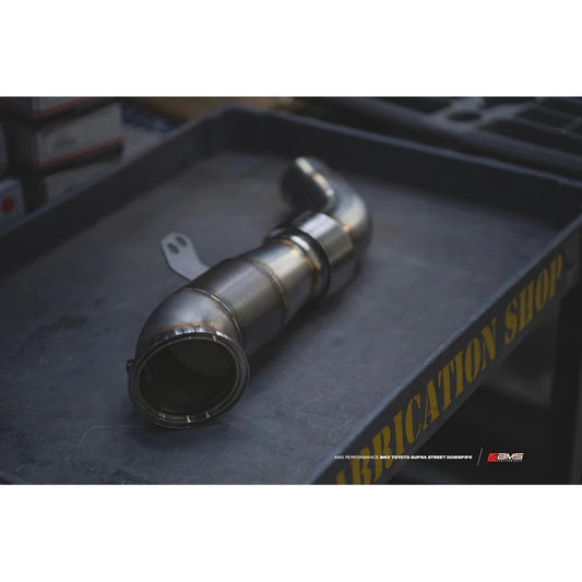 AMS Downpipe w/ Ultra High-Flow GESI Cat | 2020-2021 Toyota Supra A90 3.0L