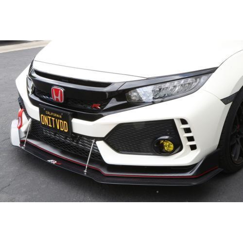 APR Performance Carbon Fiber Wind Splitter w/ Rods - Honda Civic Type R 2017+
