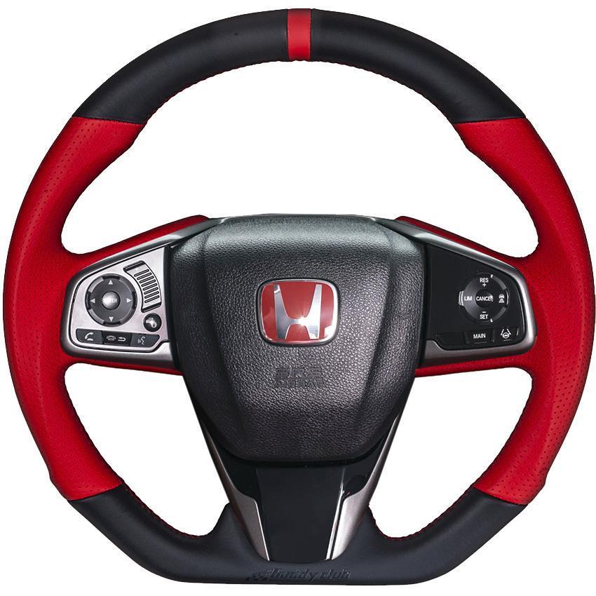 Buddy Club Sport Time Attack Edition Steering Wheel - Honda Civic Models (Inc. 2017+ SI / 2017+ Type R)