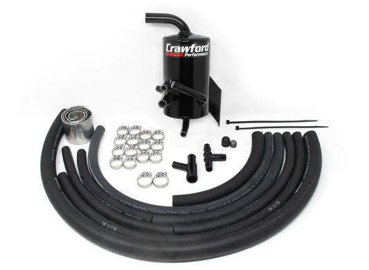 Crawford FMIC Air Oil Separator Black 2002-2007 WRX / 2004-2007 STI
