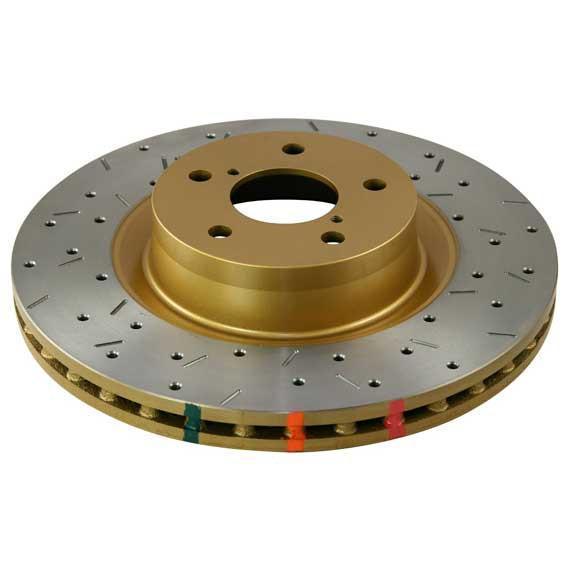 DBA HD Series 4000XS Single Drilled/Slotted Front Brake Rotor | 2003-2006 Mitsubishi Lancer Evolution 8/9