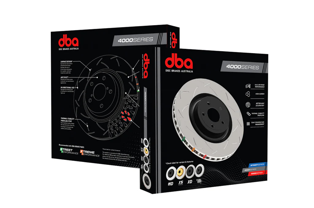 DBA 4000 T3 Slotted Brake Rotor - | 2008-2015 MITSUBISHI LANCER EVO X