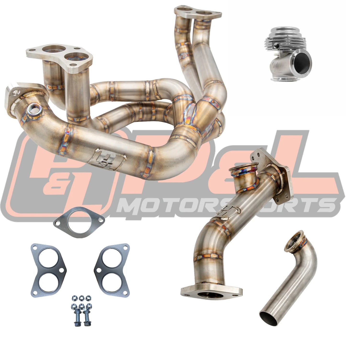 P&L Motorsports Subaru WRX/STI EJ20 & EJ25 Exhaust Manifold Header + External Wastegate Bundle